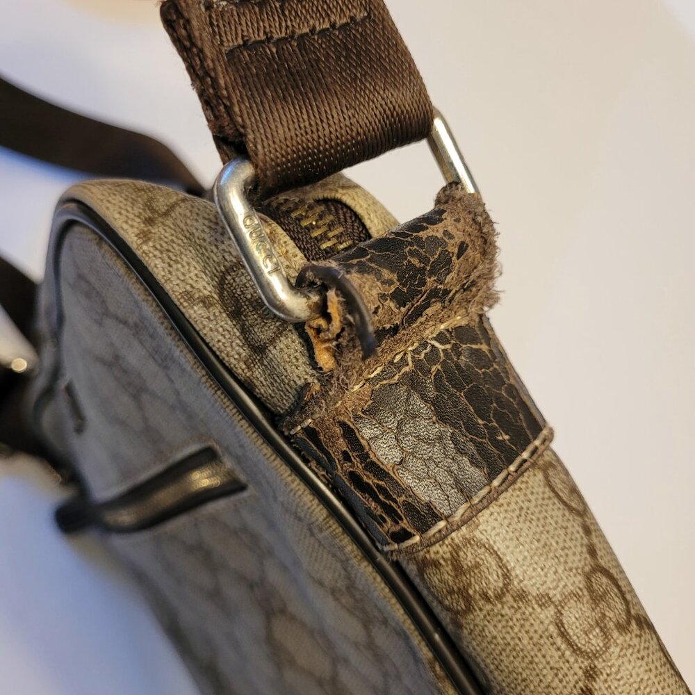 Gucci GG Supreme Coated Canvas Crossbody Bag AS-IS - Picture 8 of 15
